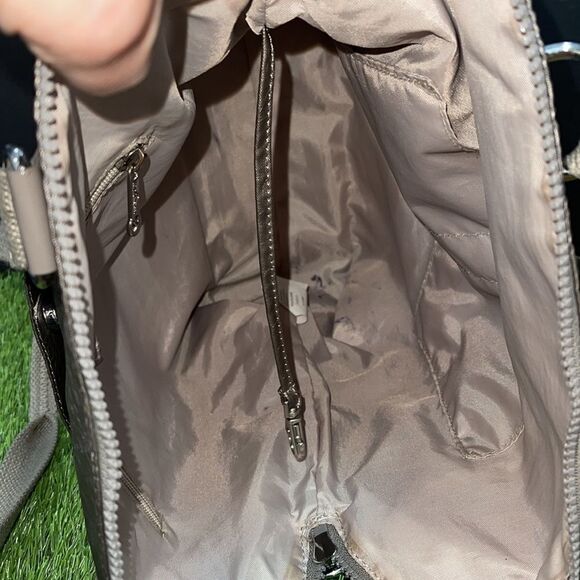 Kipling Doris Croc Embossed Handbag | Champagne Metallic - Picture 6 of 12